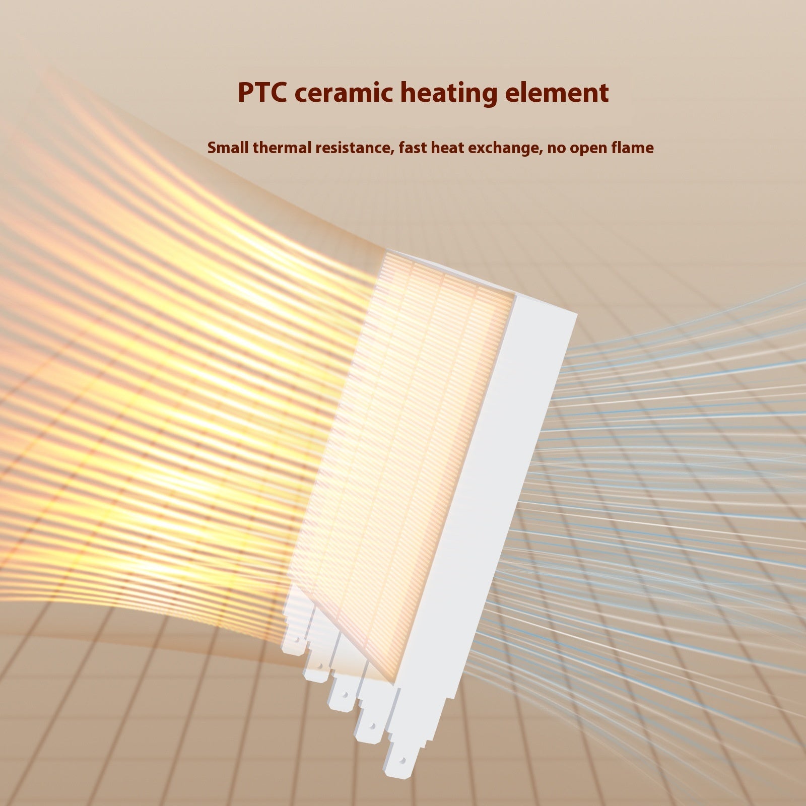 Heater Desktop Small Warm Air Blower PTC Ceramic Heating Electric Heater