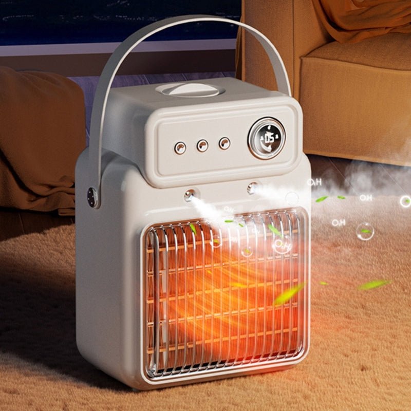Compact 2 - in - 1 Heater Humidifier for Bedroom, Study, and Desk - DasseHomeStore