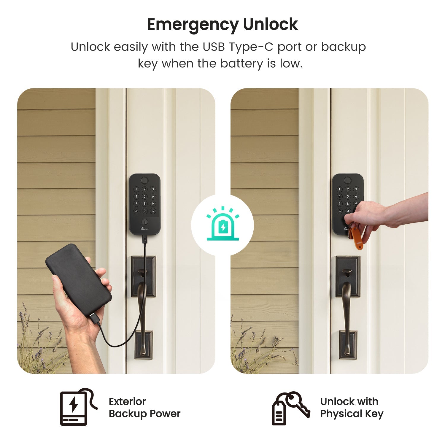 WiFi Bluetooth Keypad Door Lock with Auto - Lock and App - DasseHomeStore